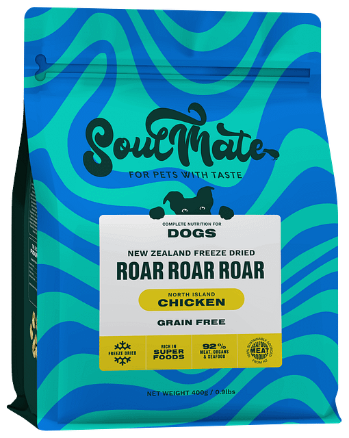 SoulMate Roar Roar Roar North Island Chicken Freeze Dried Dog Food (2 Sizes)