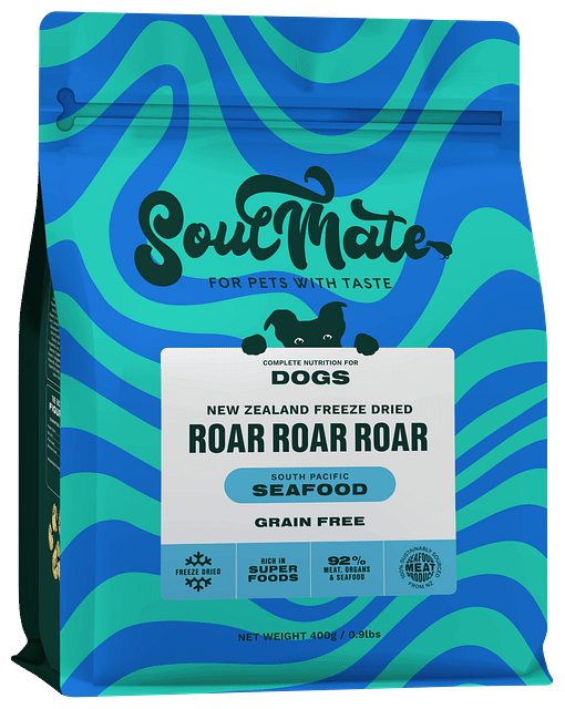 SoulMate Roar Roar Roar South Pacific Seafood Freeze Dried Dog Food (2 Sizes)