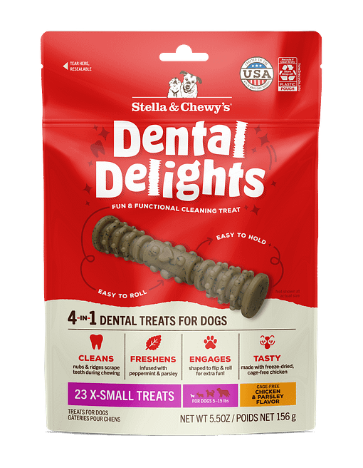Stella & Chewy's Dental Delights Dog Treats (4 Sizes)