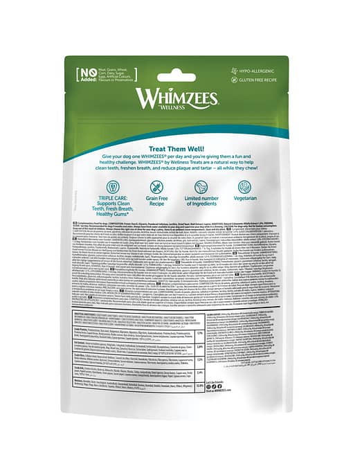 WHIMZEES Alligator Dental Chews Value Bag Medium (12pc) - Image 2
