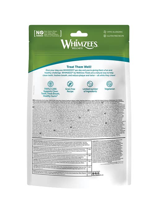 WHIMZEES Alligator Dental Chews Value Bag Small (24pc) - Image 2