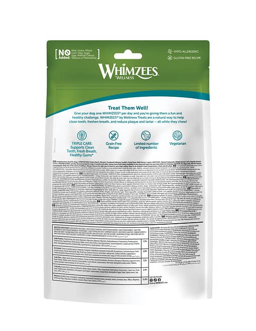 WHIMZEES Stix Dental Chews Value Bag Medium (12+2pc) - Image 2