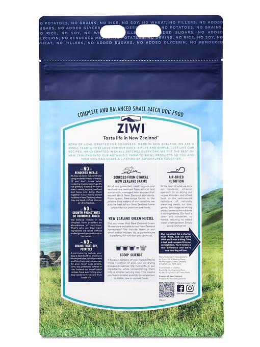 ZIWI Peak Air-Dried Mackerel & Lamb Dog Food (4 Sizes)