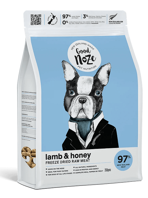 Goodnoze Lamb & Honey Dry Dog Food 350g