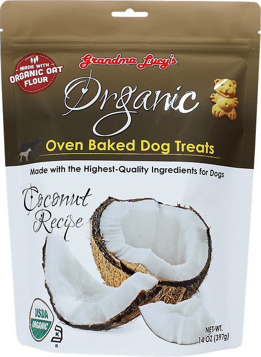 Grandma Lucy's Organic Coconut Oven Baked Dog Treats 14oz