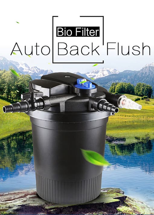 SG Stock: SunSun GRECH - CPA Series Automatic Cleaning Pond Bio Filter With 11W UV - Image 2
