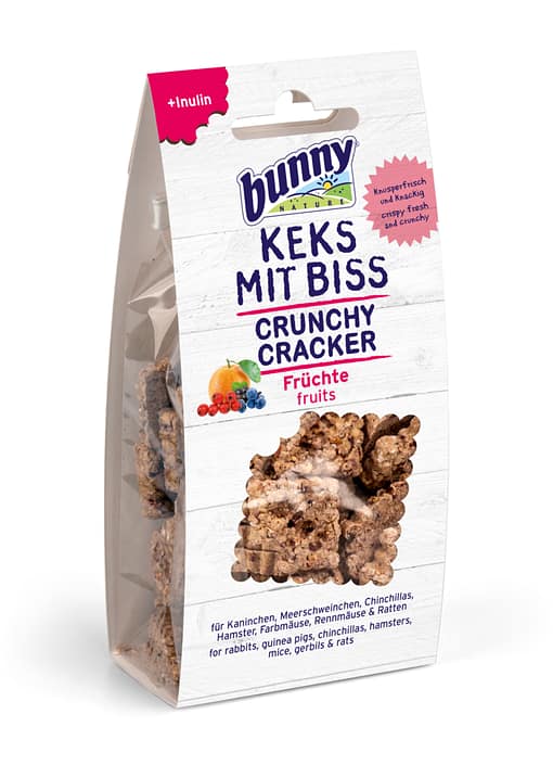 Bunny Nature Crunchy Crackers - Fruits 50g
