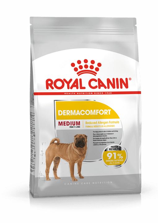 Royal Canin Medium Dermacomfort Dry Dog Food (2 Sizes)