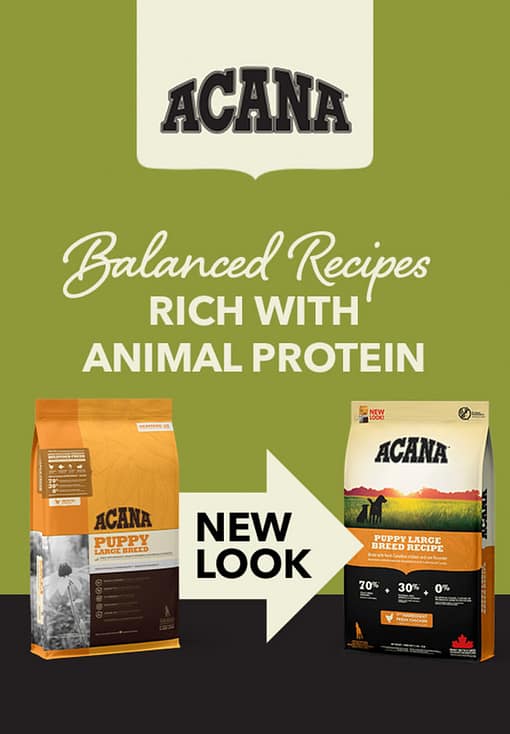 ACANA Heritage Freeze-Dried Coated Puppy Large Breed Dry Dog Food 11.4kg - Image 3