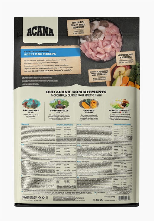 ACANA Heritage Freeze-Dried Coated Adult Dry Dog Food (2 Sizes) - Image 2