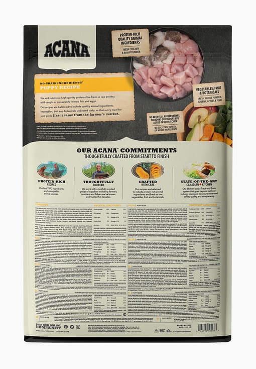 ACANA Heritage Freeze-Dried Coated Puppy Receipe Dry Dog Food (4 Sizes) - Image 2