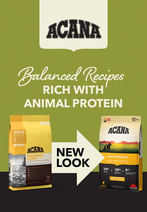 ACANA Heritage Freeze-Dried Coated Puppy Receipe Dry Dog Food (4 Sizes) - Image 3