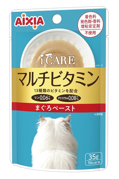 Aixia i CARE Multivitamin Tuna Paste Pouch Wet Cat Food 35g
