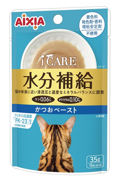Aixia i CARE Hydration Skipjack Tuna Paste Pouch Wet Cat Food 35g