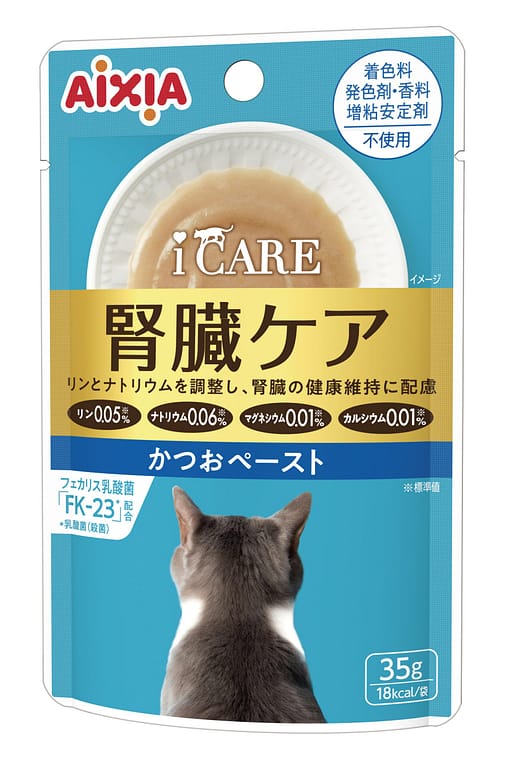 Aixia i CARE Kidney Health Skipjack Tuna Paste Pouch Wet Cat Food 35g