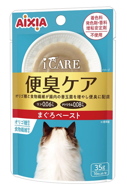 Aixia i CARE Odour Control Tuna Paste Pouch Wet Cat Food 35g
