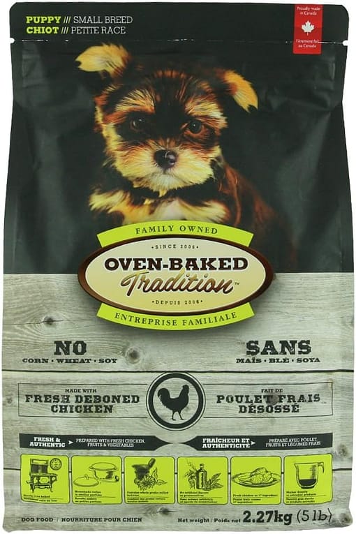 Oven-Baked Tradition Puppy (Small Breed) Dry Dog Food 5lb/2.27kg