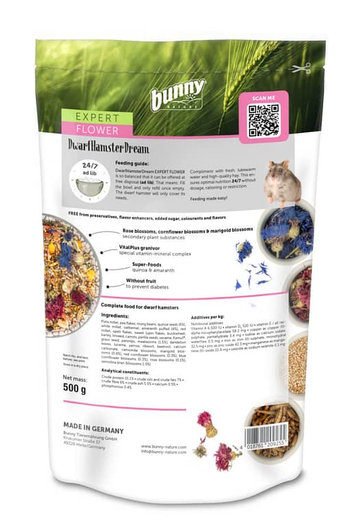 Bunny Nature Dwarfhamsterdream Expert Flower 500G