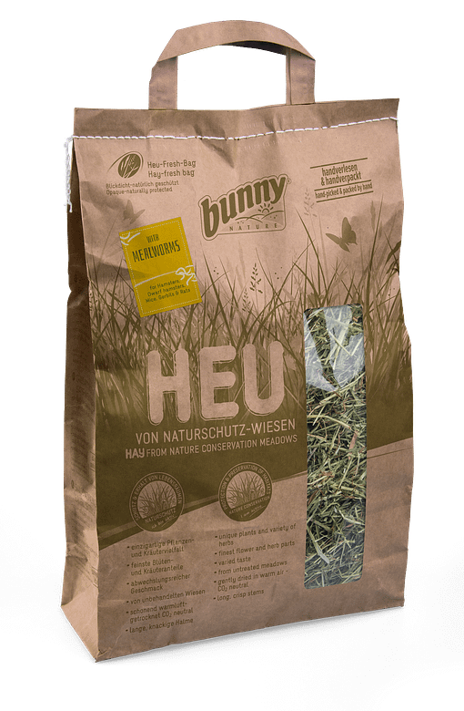 Bunny Nature Hay from NC Meadows - with Mealworms 250g