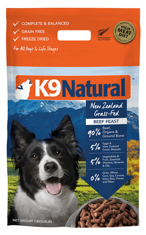 K9 Natural Freeze Dried Beef for Dogs (4 Sizes) - Image 5