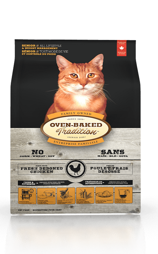 Oven-Baked Tradition Senior Chicken Dry Cat Food (2 Sizes)