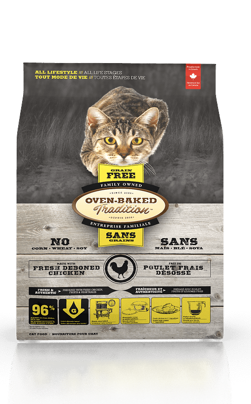 Oven-Baked Tradition CAT Grain Free Chicken Cat Food (2 Sizes)