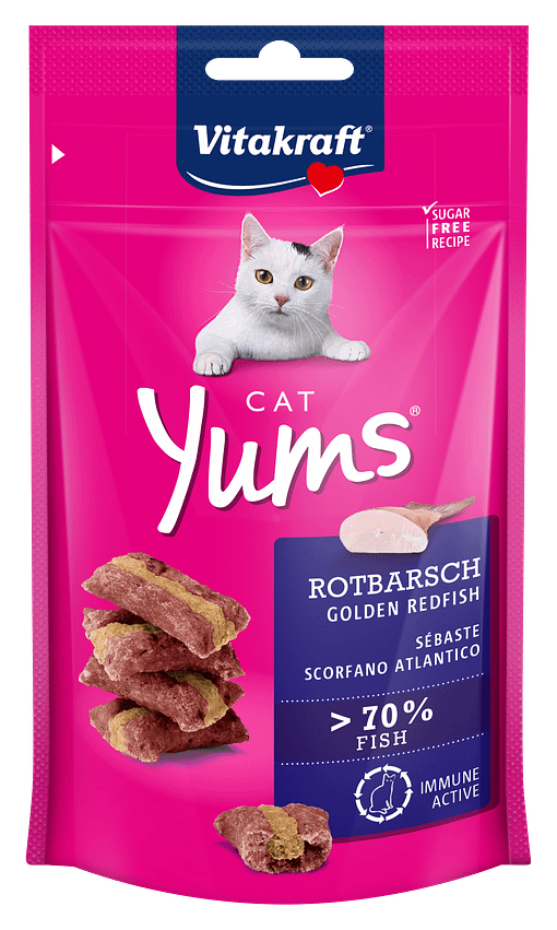 Vitakraft Cat Yums Golden Redfish 40g