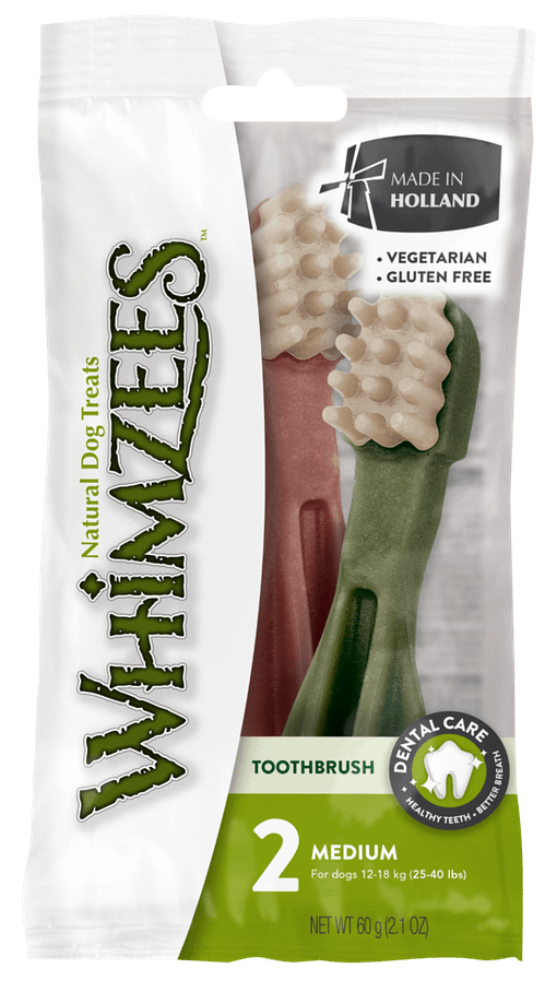 WHIMZEES Toothbrush Dental Chews Trial Pack (2 Sizes) - Image 2