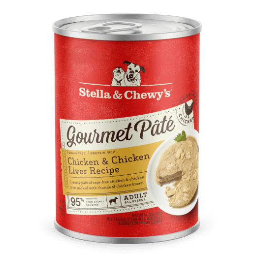 Stella & Chewy's Gourmet Pâté - Chicken & Chicken Liver Recipe For Dogs - 12.5 oz