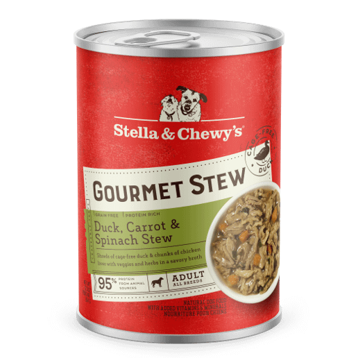 Stella & Chewy's Gourmet Stew - Duck Carrot & Spinach Stew For Dogs - 12.5 oz
