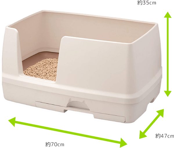 Unicharm Deo Toilet Wide Cat Litter System House - Image 3