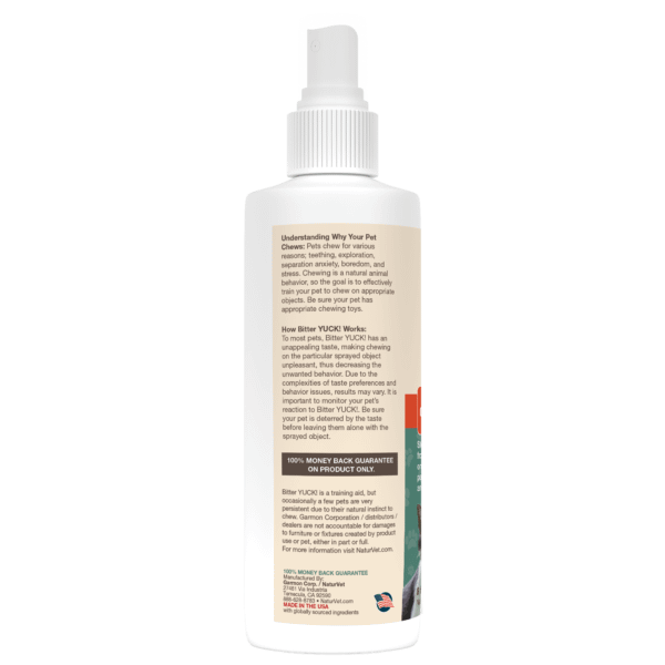 Naturvet Bitter YUCK! No Chew Spray for Dog 8oz