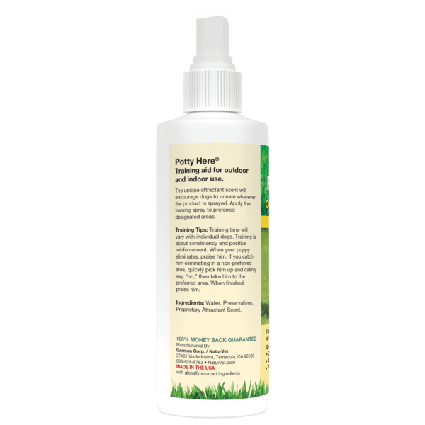 Naturvet Potty Here Training Aid Spray for Dog 8oz