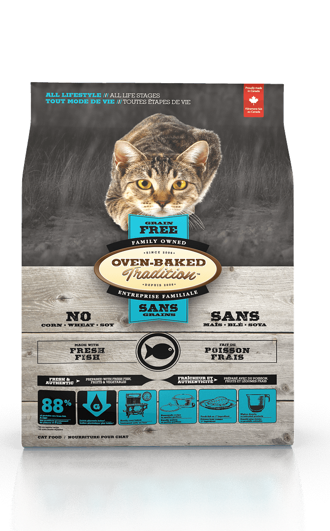 Oven-Baked Tradition Grain Free Fish Dry Cat Food (2 Sizes)