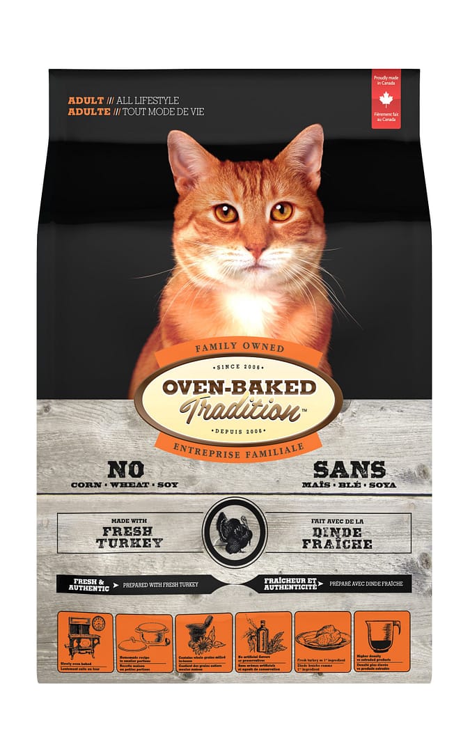 Oven-Baked Tradition Adult Turkey Cat Dry Food (2 Sizes)