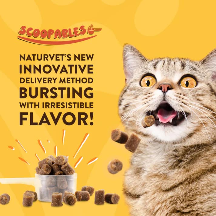 NaturVet Scoopables Cat Hairball Aid Daily Support 5.5oz - Image 7