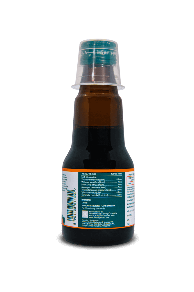 Himalaya Immunol Vet Liquid (Immunity) 100ml For Dogs & Cats - Image 4
