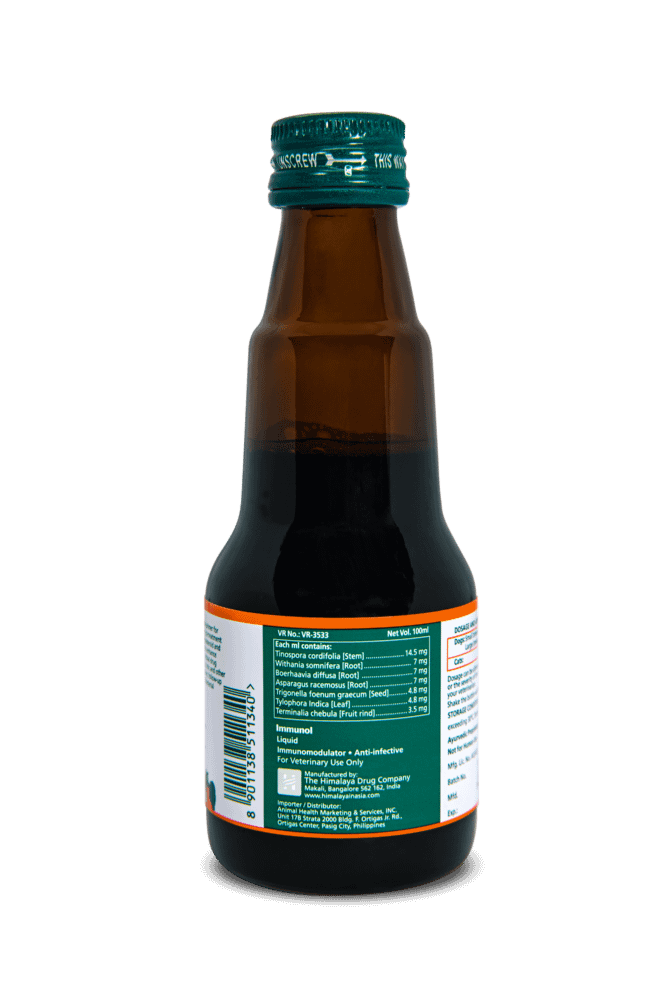 Himalaya Immunol Vet Liquid (Immunity) 100ml For Dogs & Cats - Image 3