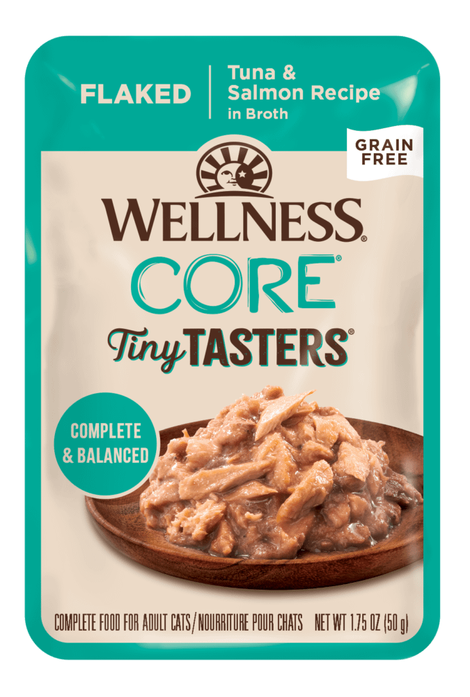 Wellness Core Tiny Tasters Flaked Tuna&Salmon Wet Cat Food