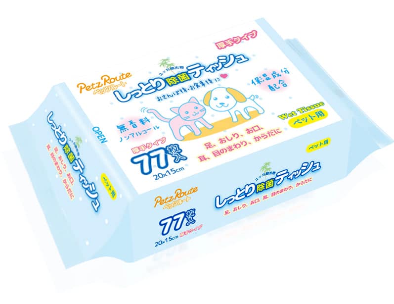 Petz Route Wet Tissue Pack (77pc)