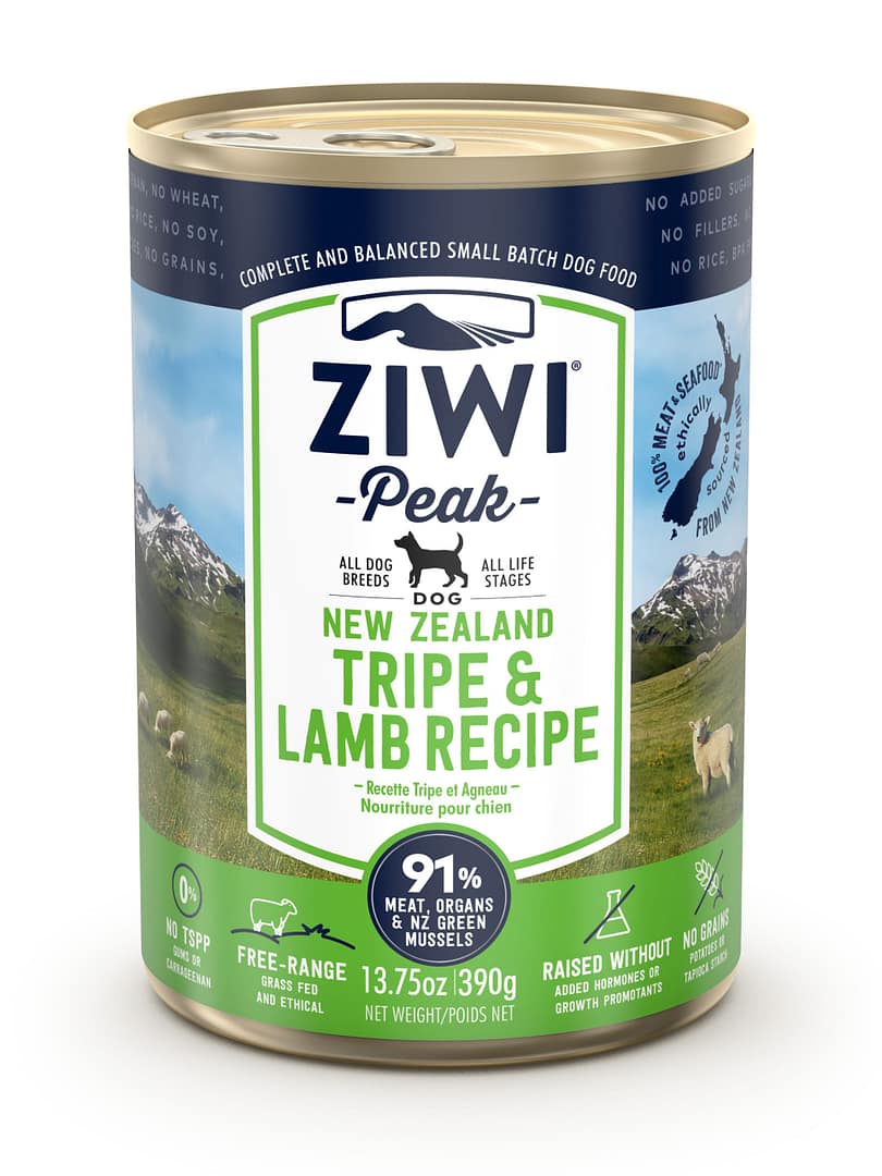 ZIWI Peak Tripe & Lamb Canned Dog Food 390G