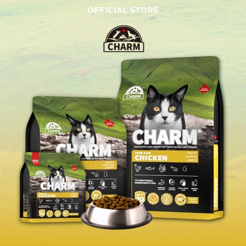CHARM Free Run Chicken Grain Free Dry Cat Food (3 Sizes)