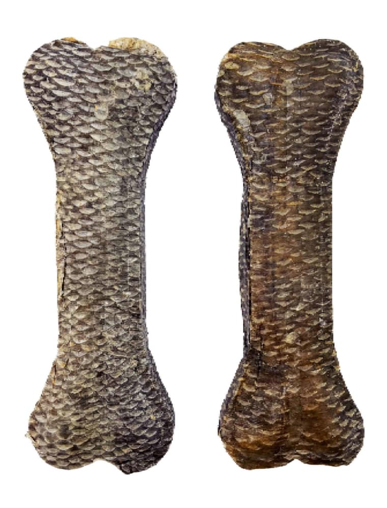 Singapaw Salmon Skin Pressed Bone - Dog Chew