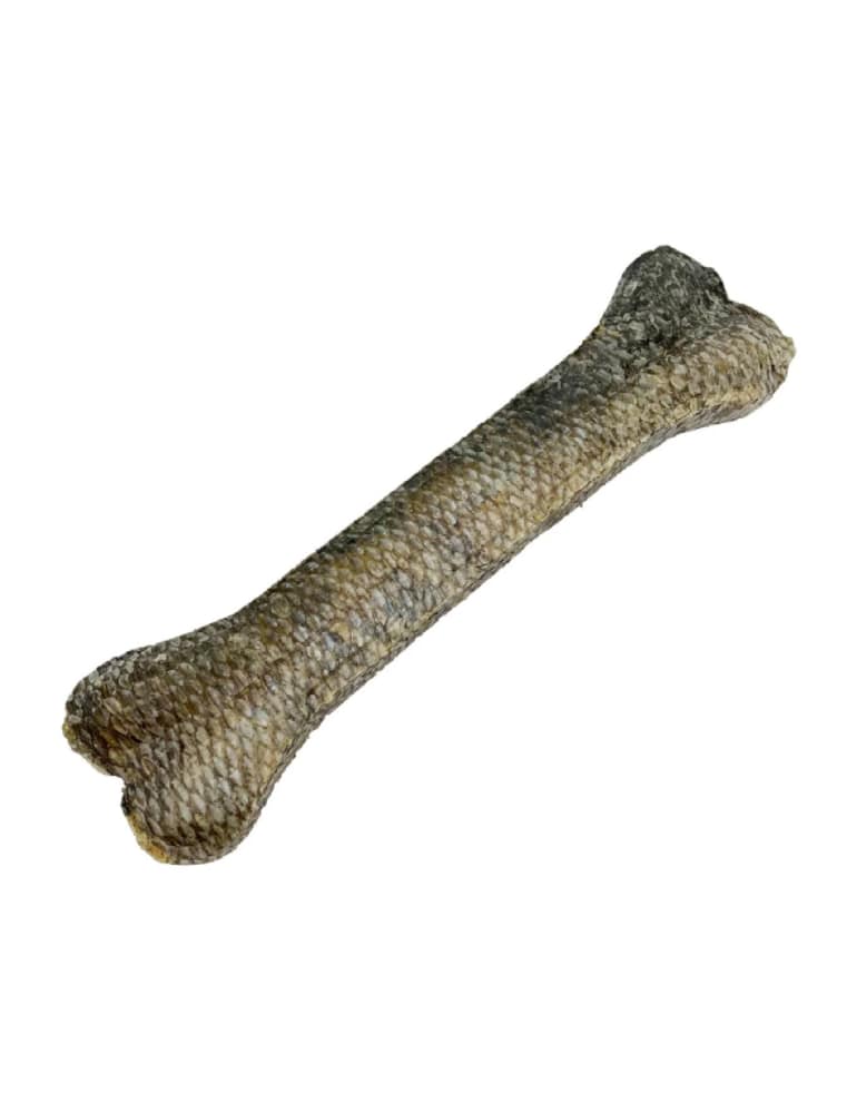 Singapaw Salmon Skin Pressed Bone - Dog Chew