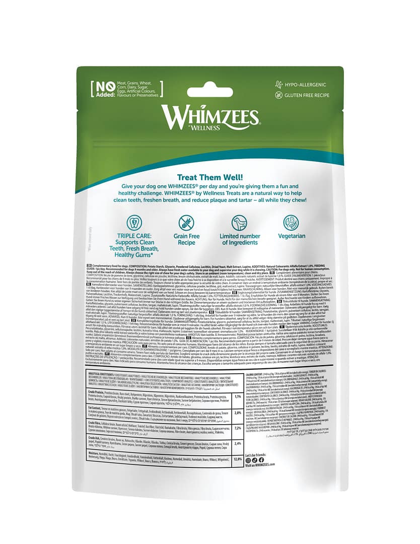 WHIMZEES Alligator Dental Chews Value Bag Large (6pc) - Image 2