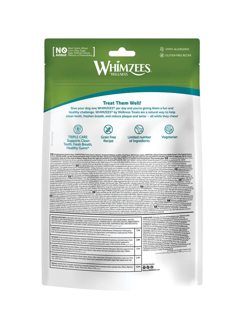 WHIMZEES Stix Dental Chews Value Bag Small (24+4pc) - Image 2