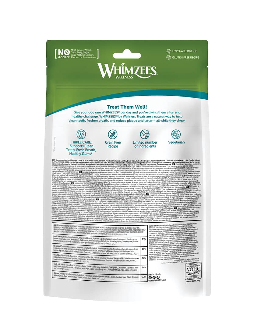 WHIMZEES Toothbrush Dental Chews Value Bag Small (24pc) - Image 3