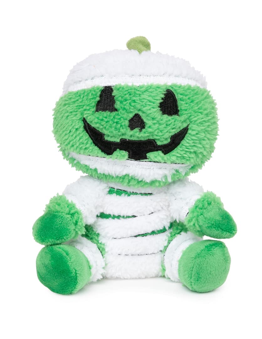 FuzzYard Halloween Plush Dog Toy Small - Jack-O Chan Mummy