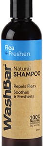 Washbar Natural Flea + Freshen Shampoo Range