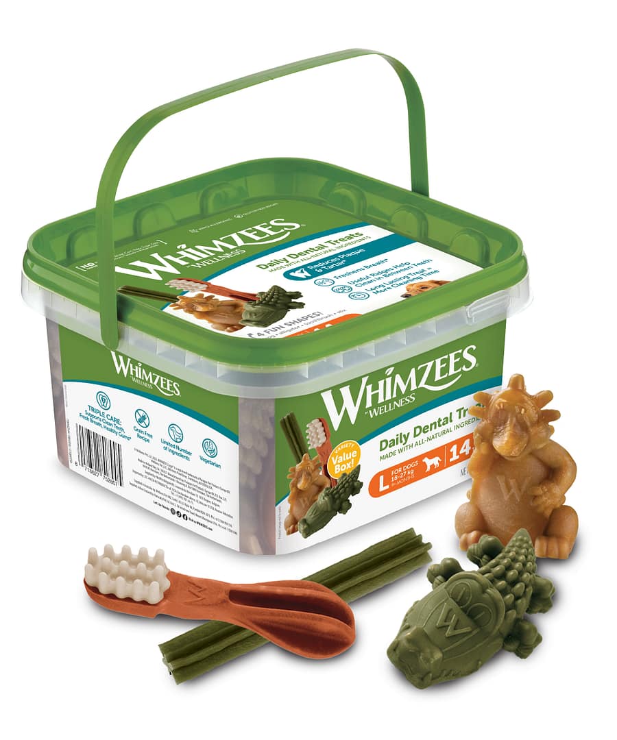 WHIMZEES Dental Chews Variety Value Box Large (14pc)